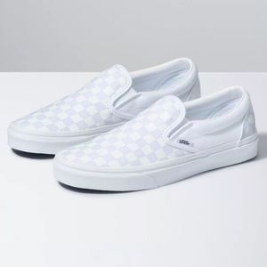 Checkerboard slip on Vans